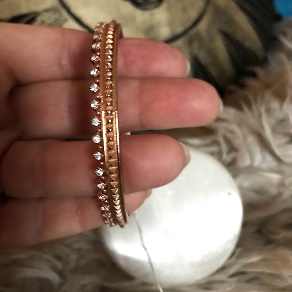 KENDRA SCOTT bracelet rose GOLD MARY CAROLINE crystals LIMITED EDITION 
EUC - Picture 2 of 7